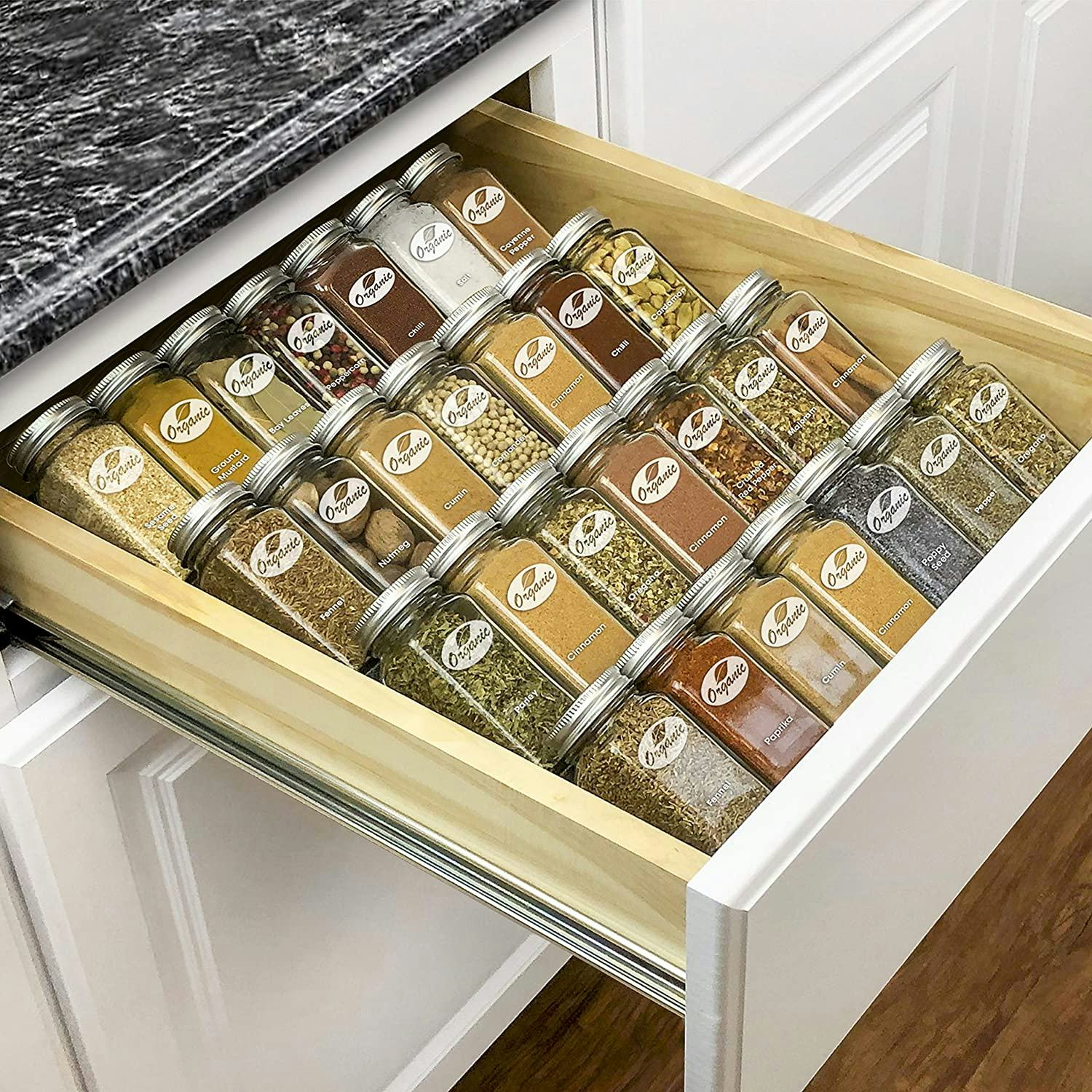 Lynk Professional Spice Rack Drawer Organizer