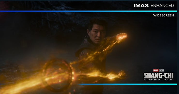 comparison of IMAX Enhanced and widescreen formats for Shang-Chi