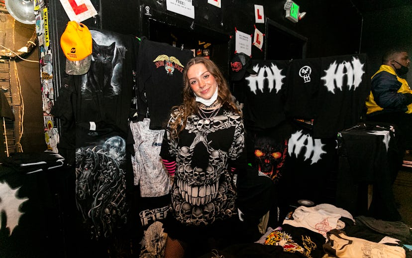 Holly Humberstone and her Fifth Sister Swap Shop at The Roxy in L.A.