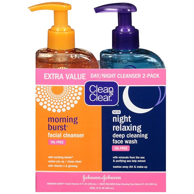 Clean & Clear Day and Night Face Cleanser (2-Pack)
