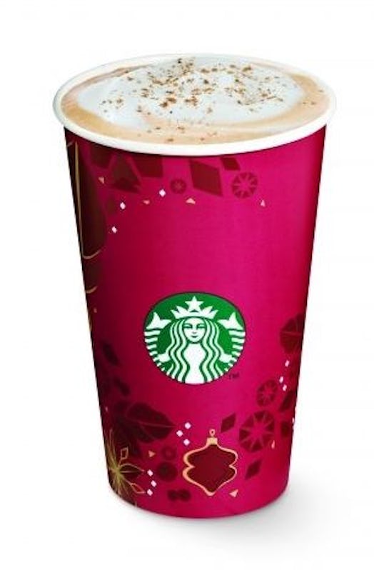 Here's how you can order an eggnog latte at Starbucks.