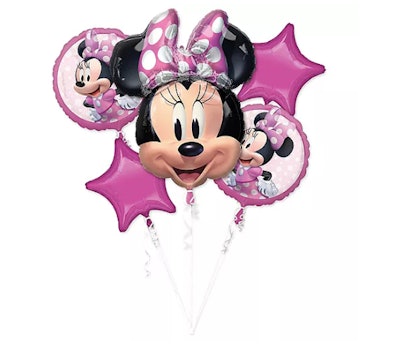 Minnie Mouse balloon bouquet