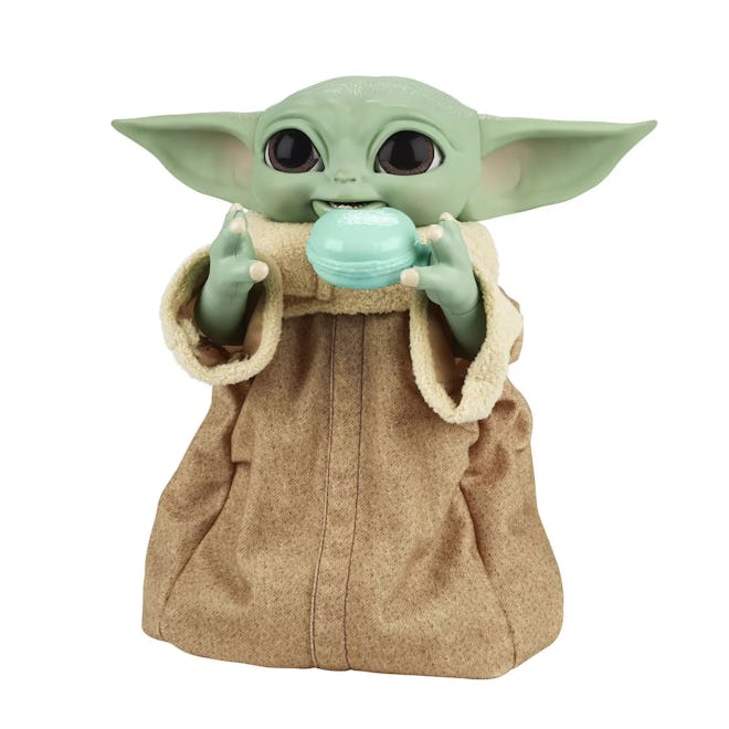 Hasbro Star Wars Galactic Snackin Grogu  is a popular 2021 holiday toy for 6-9 year-olds 