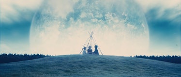 The moment before annihilation in the film Melancholia.