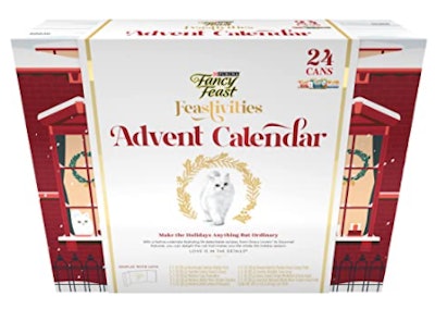 Fancy Feast cat advent calendar
