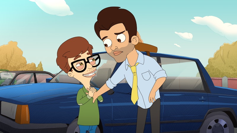 In Season 5 of 'Big Mouth,' Mr. Keating is an alluring new sub. Photo via Netflix