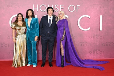  Salma Hayek, Jared Leto, Adam Driver and Lady Gaga attend the UK Premiere Of "House of Gucci"