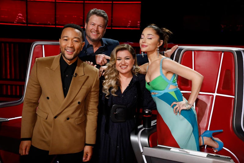 Ariana Grande wore Jenna Rink's '13 Going On 30' dress from Versace on 'The Voice.'