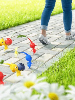 Promotional material for 'Pikmin AR'