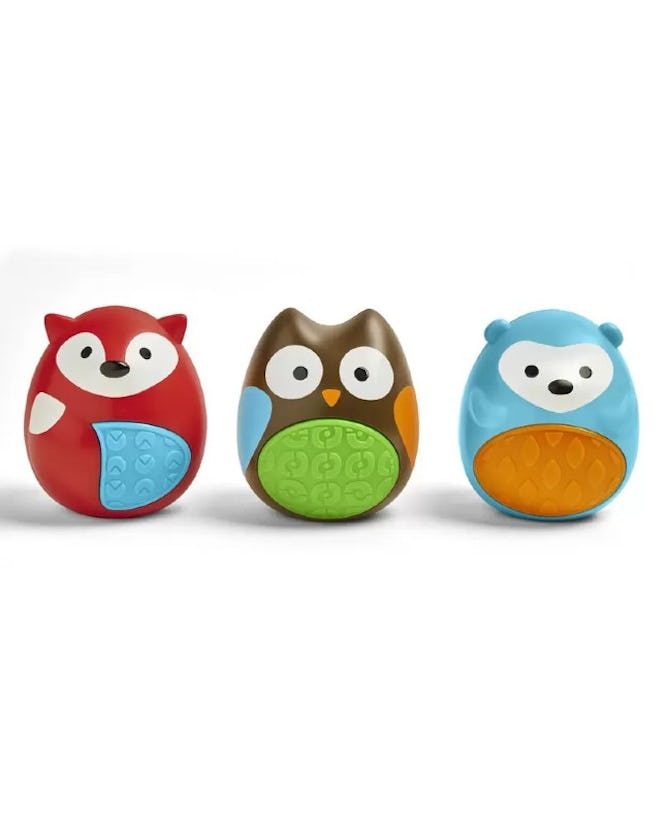 Skip Hop Explore & More Egg Shaker Baby Trio is a great stocking stuffer for toddlers