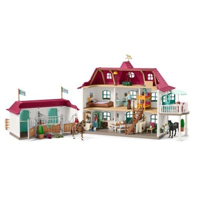 Large Horse Toy Stable And House