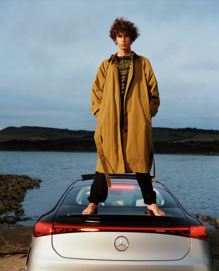 Ellery Harper in the Mercedes Benz x Proenza Schouler campaign