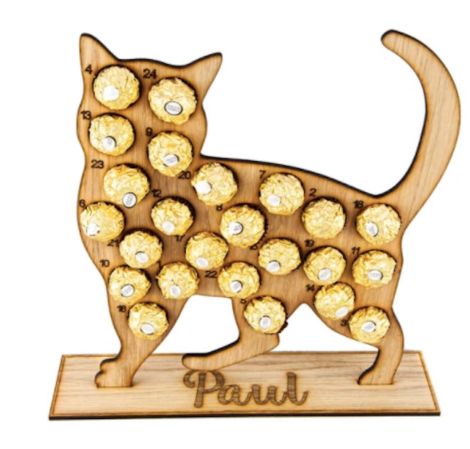 Ferrero rocher cat calendar