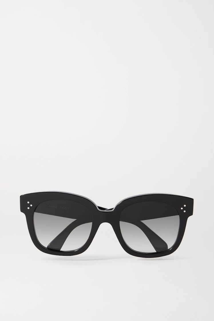 Celine's Square-Frame Acetate Sunglasses. 