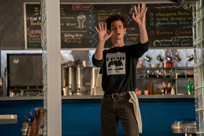 Andrew Garfield as Jonathan Larson in 'Tick Tick ... BOOM!' (2021). Photo courtesy of Macall Polay/N...