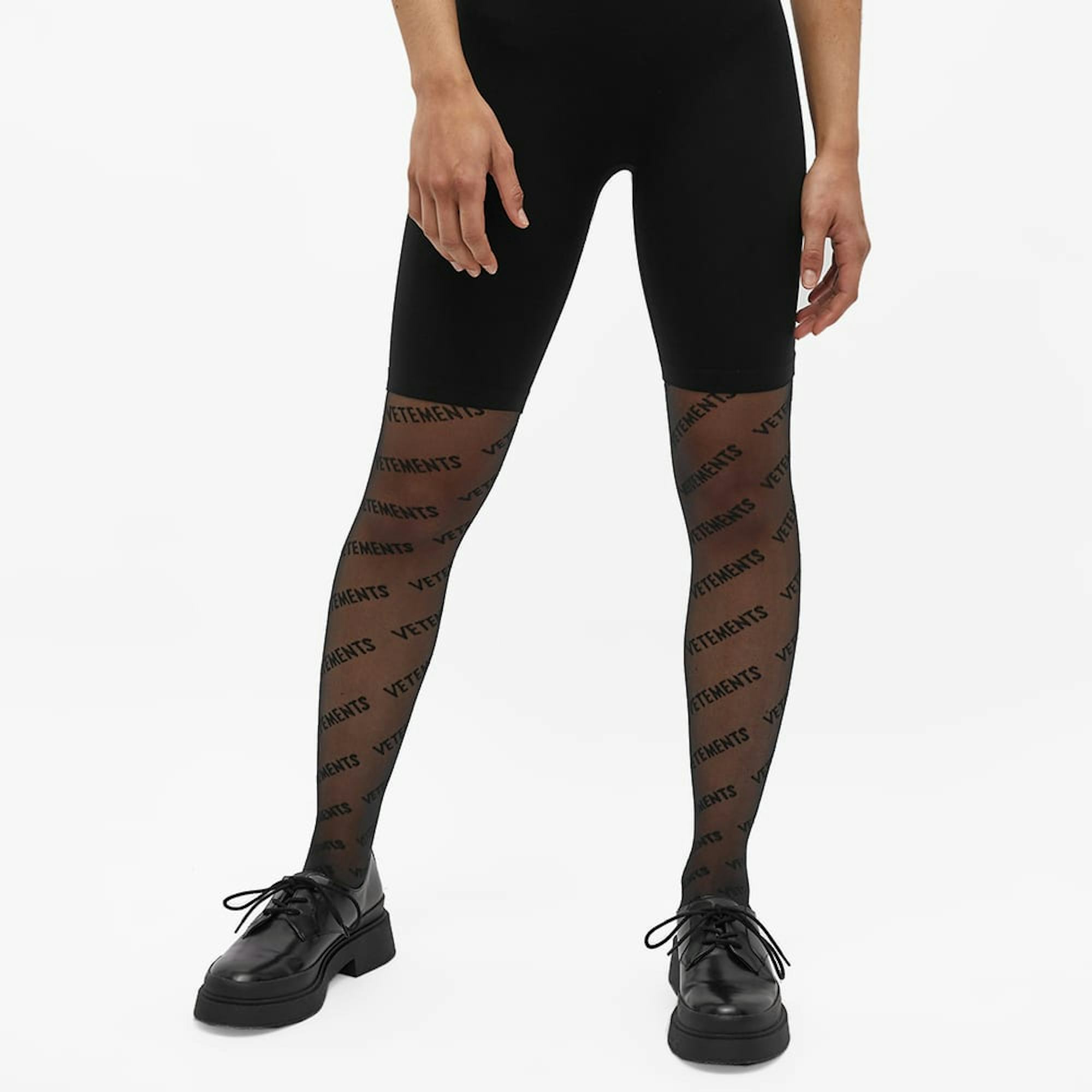 The Best Statement Tights With Logos, Prints, & Patterns To Shop