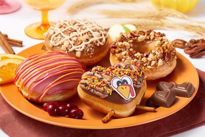 Krispy Kreme's  “Gobbles of Gratitude” Thanksgiving Collection includes Pecan Pie Doughnut, Cranberr...