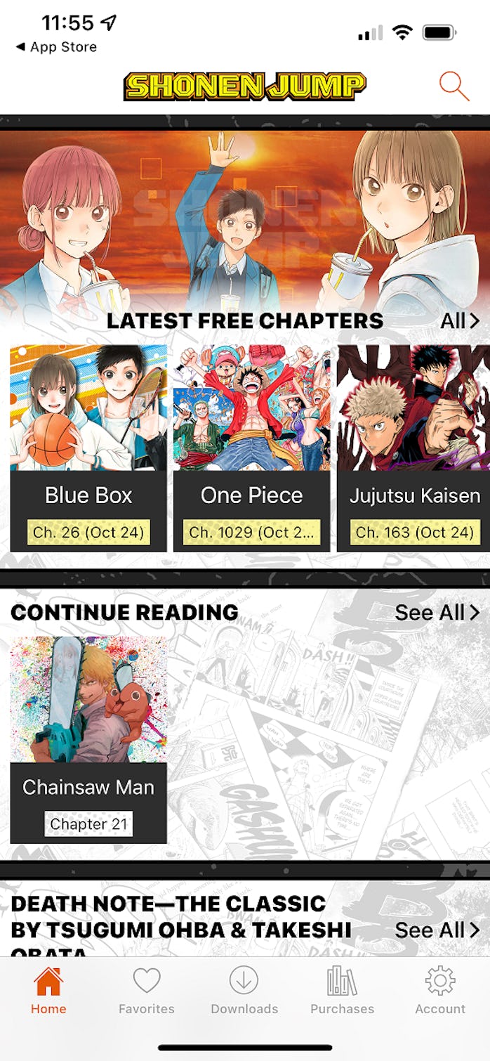 Shonen Jump on the App Store