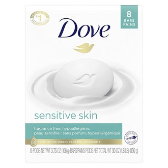 Dove Beauty Bars For Sensitive Skin, 8 Bars