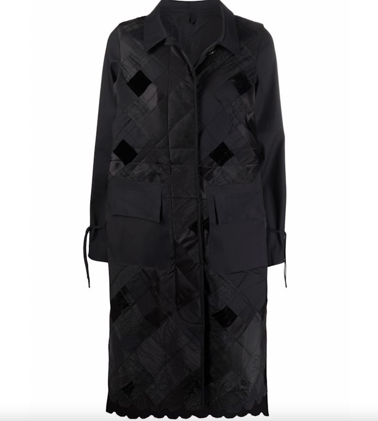 Diamond Patchwork Coat