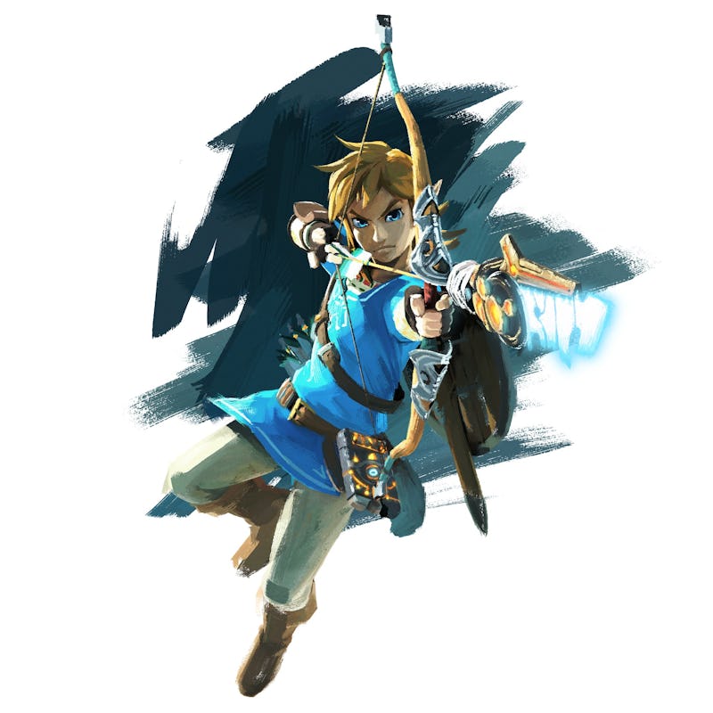 An artwork for 'Breath of the Wild' Nintendo Switch game