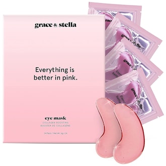 Grace & Stella Pink Gel Under-Eye Patches (24-Pairs)