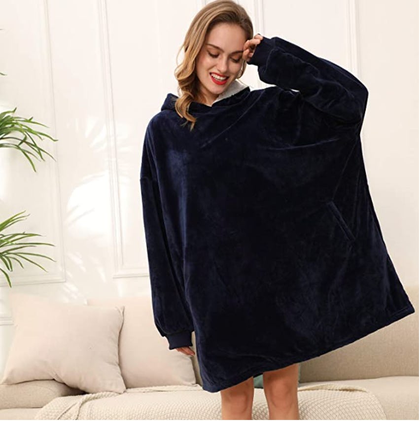 LetsFunny Oversized Hooded Blanket Sweatshirt