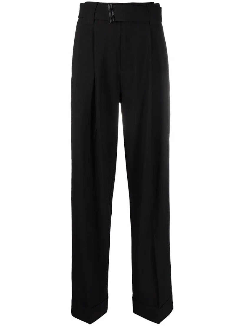 Straight-Leg Tailored Trousers