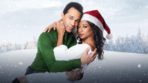 Monique Coleman and Corbin Bleu reunited in a new Lifetime Christmas movie. Photo via Lifetime