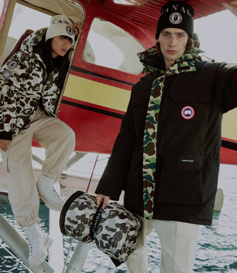 Canada Goose winter collaboration with Concepts and BAPE