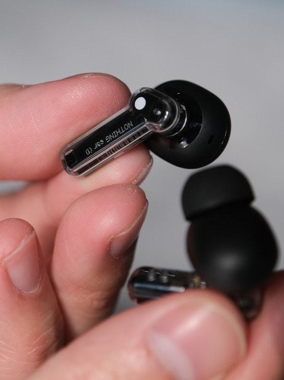 Nothing Ear 1 Black Edition review transparent step design
