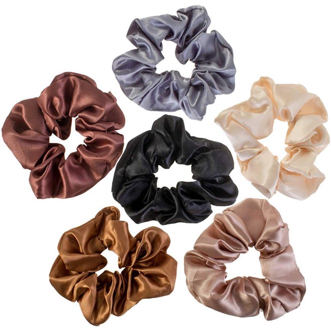 VAGA Satin Scrunchies (6-Pack)