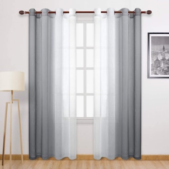 DWCN Ombre Sheer Curtains