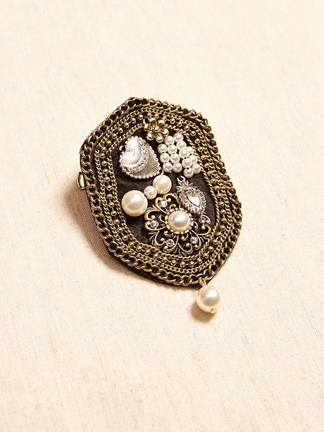 Ornamented Patch Brooch