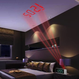 SHANLONYI Projection Alarm Clock