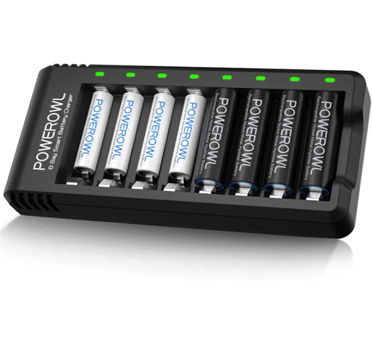 POWEROWL Rechargeable Batteries with Charger