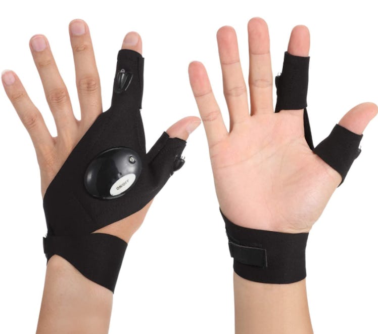 Frienda LED Flashlight Gloves (2 Pairs)