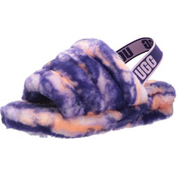 UGG Fluff Yeah Slide Zebra Slipper