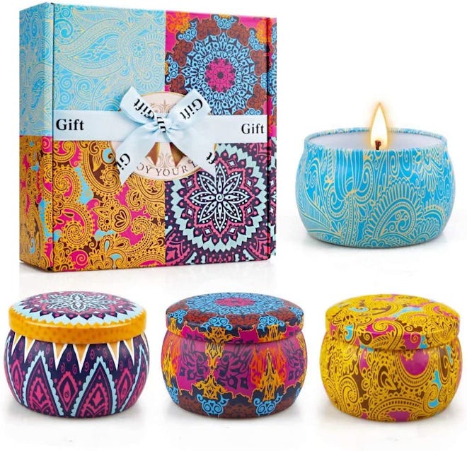 YINUO LIGHT Scented Candles (Set Of 4)