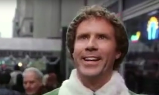 still from movie clip for 'elf' starring Will Ferrell
