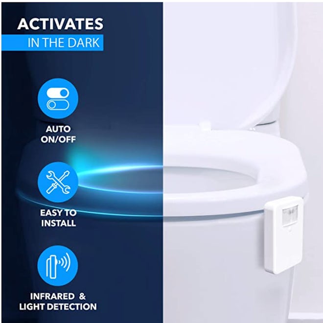 LumiLux Toilet Light with Motion Detection Sensor 
