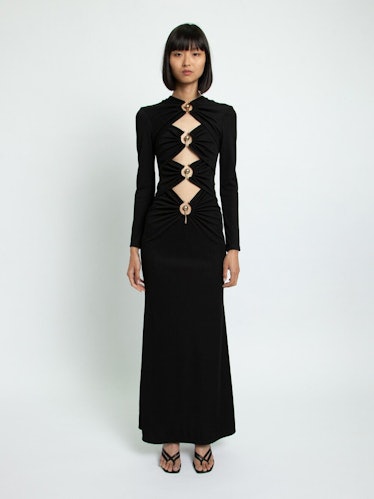 Orbit Reversible Cut-Out Dress from Christopher Esber, available to shop on McMullen.