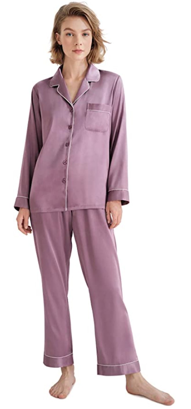 SIORO Silk Satin Pajamas 
