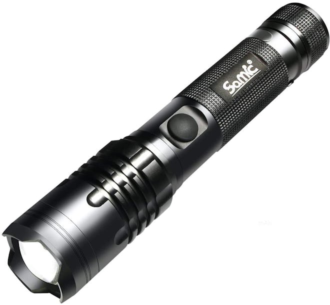 Samic Rechargeable Flashlight with 2200mAh Power Bank