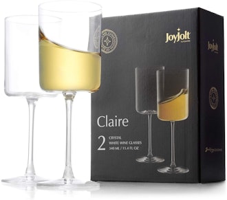 JoyJolt White Wine Glasses (Set Of 2)