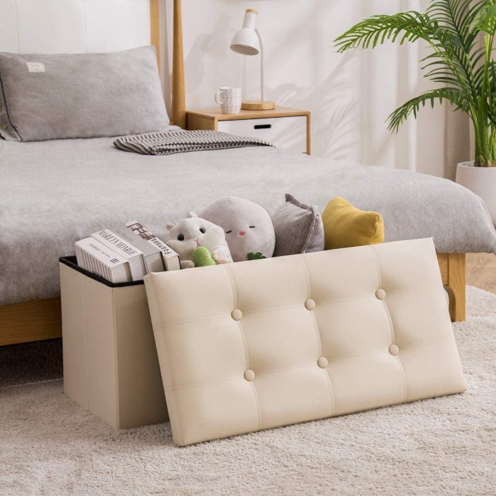 YOUDENOVA Folding Storage Ottoman