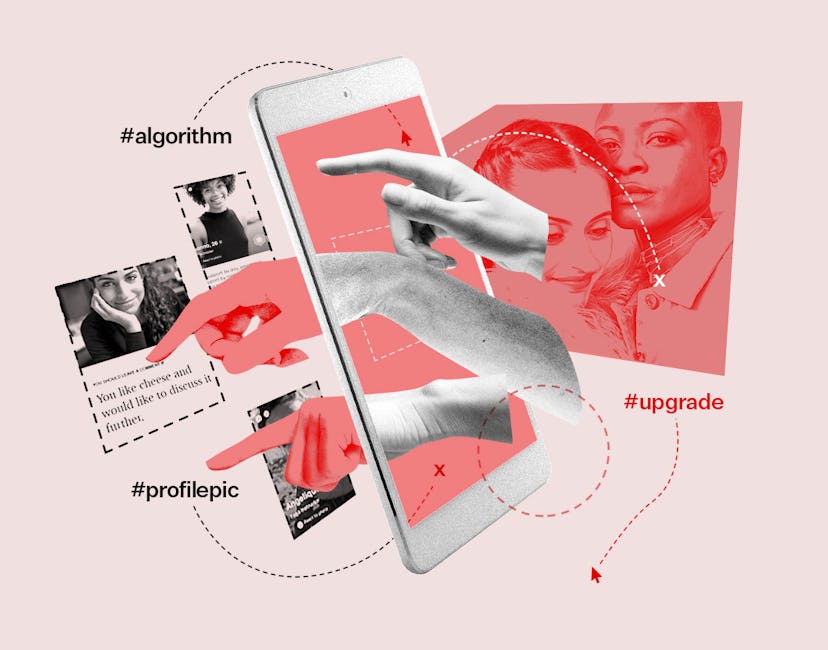 Editing dating profile data on a tablet