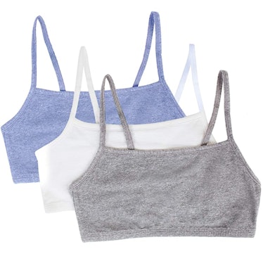 Fruit of the Loom Spaghetti-Strap Sports Bralettes (3-Pack)