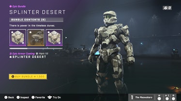 Halo Infinite Splinter Desert bundle