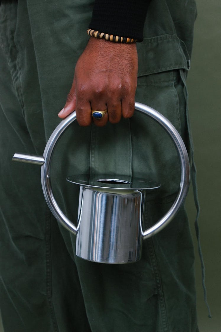 Metallic Watering Can 